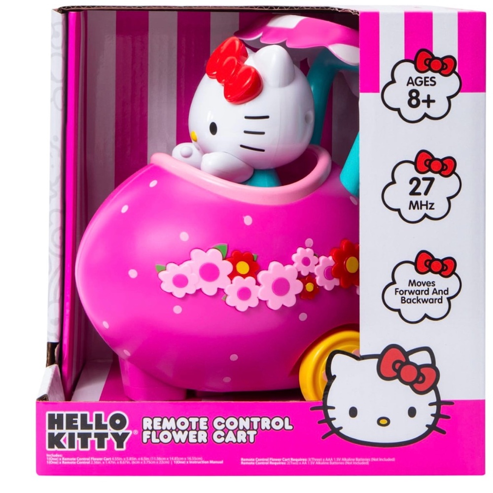 Hello Kitty Pink Remote Control Flower Cart